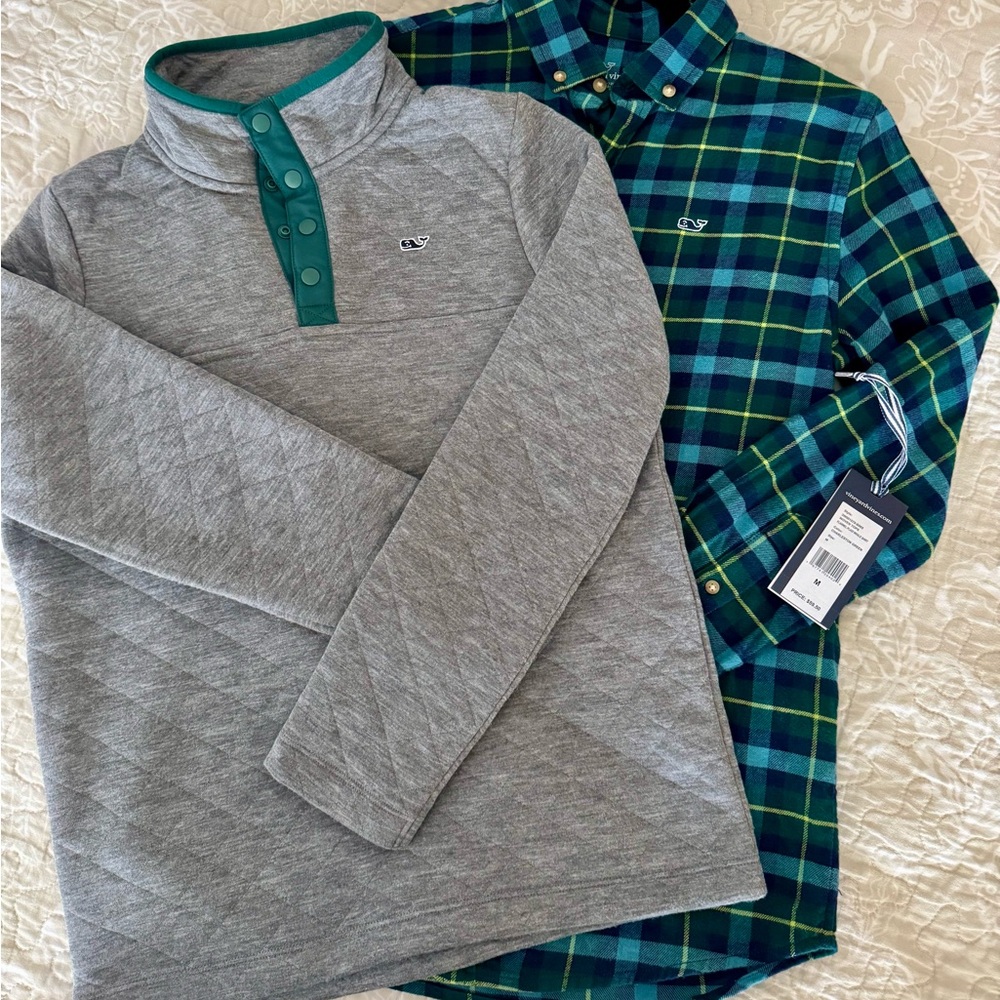 Vineyard Vines M Boys Shep Shirt & Flannel